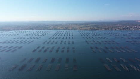 shellfish-farming-oysters-farms-Etang-de-Thau-aerial-view-France-sunny-day